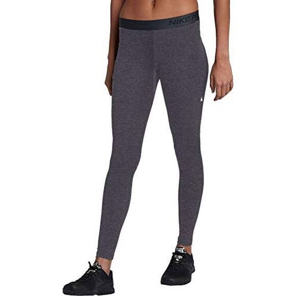 Nike Pro 932078-071 Women's Sz XS Gray Heather Warm Training Performance Tights - Picture 11 of 12